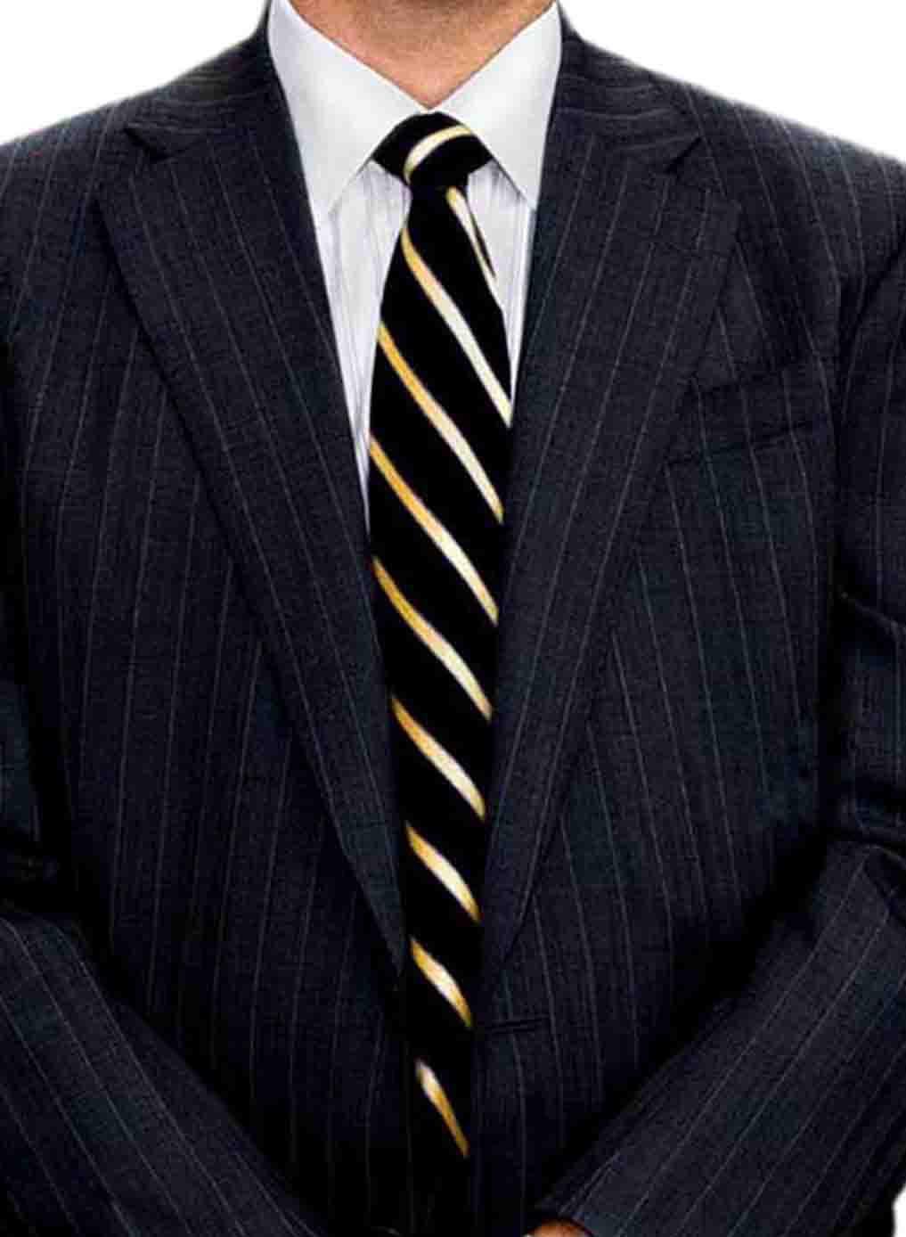 The Wolf of Wall Street Pinstripe Suit